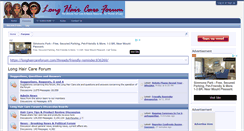 Desktop Screenshot of longhaircareforum.com